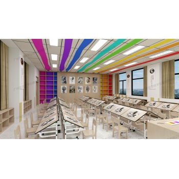 美术教室效果图